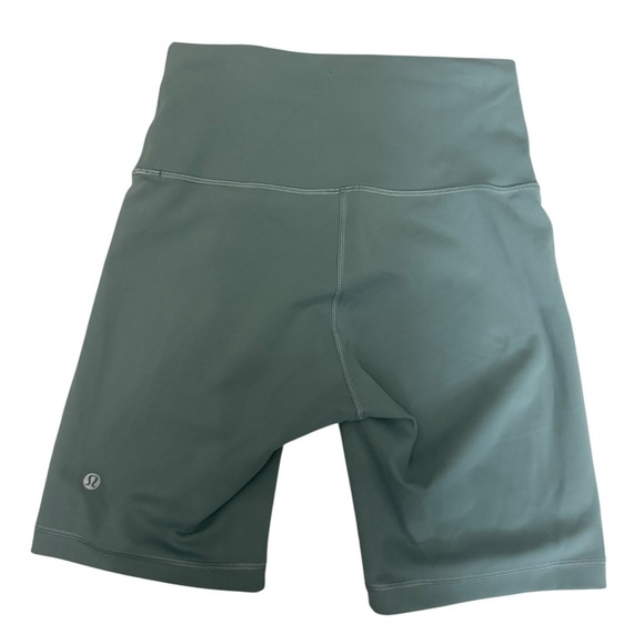 Lululemon Wunder Train Contour Fit High-Rise Biker Short 8" Misty Glade W7BXBS 6 - Picture 7 of 10
